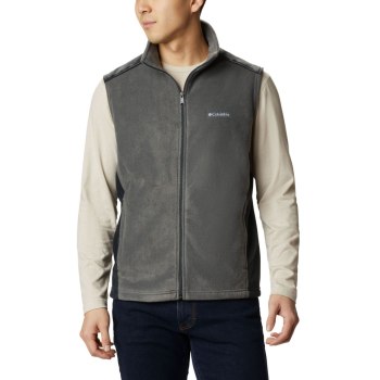 Columbia Gilet Heren, Steens Mountain Fleece DonkerGrijs Zwart, 94QTZCSWU